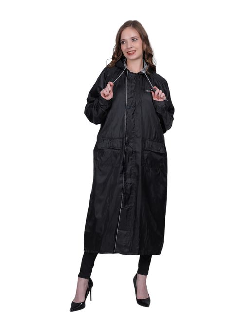 Lightweight Fashionable Raincoats WPCWRQD Women's Adjustable