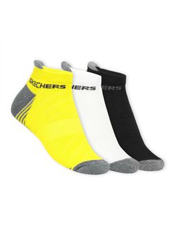 SKECHERS - Mens Half Terry Low Cut Socks - Multi-Color (Pack of 3)