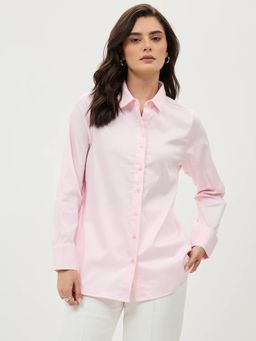 SALT Attire - Pristelle Baby Pink Solid Shirt