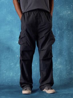 Flying Machine - Relaxed Fit Twill Cargo Pants- Green