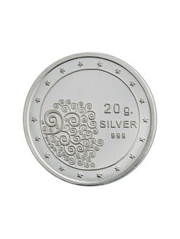 Bangalore Refinery - 20 Gram 999 Purity Flower Silver Coin