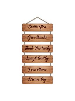 Art Vibes - Wooden Wall Hanging for Home Decoration