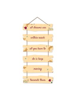 Art Vibes - Decorative Wooden Wall Hanging for Home