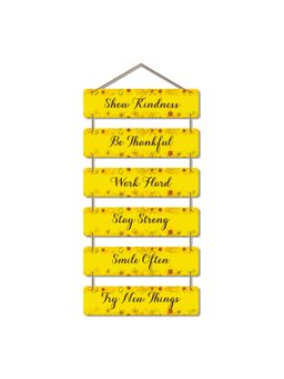 Art Vibes - Decorative Wooden Wall Hanging for Home