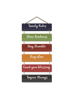 Art Vibes - Wooden Wall Hanging for Home Decoration