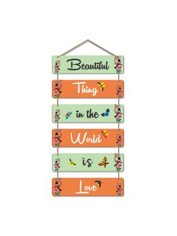 Art Vibes - Wooden Wall Hanging for Home Decoration