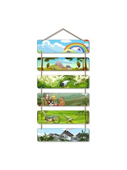 Art Vibes - Decorative Wooden Wall Hanging for Home