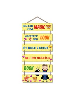 Art Vibes - Decorative Wooden Wall Hanging for Home