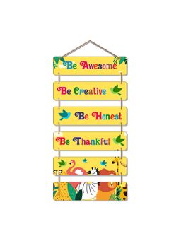 Art Vibes - Decorative Wooden Wall Hanging for Home