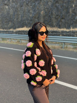 SUGERCANDY - Rosalyn Handmade Cardigan