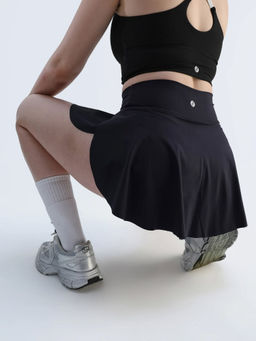 Cava Athleisure - Black Swirl Tennis Skorts