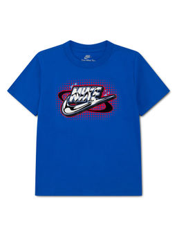 Nike - Boys Blue Printed Y2K Futura T-shirt