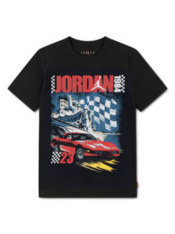 Jordan - Boys Black Graphic T-Shirt