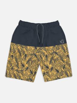 HELLCAT - Trendy Cool Dark Grey Printed Shorts for Girls