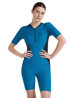 Buy Speedo Women's Endurance10 Essential Panel Kneesuit Swimwear ...