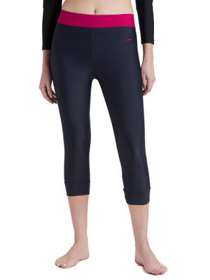 Buy Speedo Women's Endurance10 Contrast Swim Capri - True Navy & Berry ...