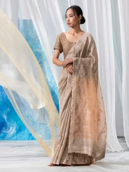 Fabindia - Silk Matka Jamdani Sari
