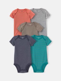 Carter's - Infant Boys Striped Multipack Bodysuits (Pack of 5)