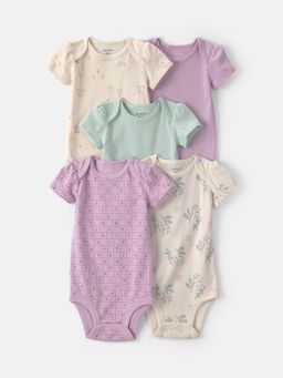 Carter's - Infant Girls Floral Multipack Bodysuits (Pack of 5)