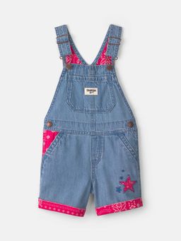 Oshkosh B'gosh - Toddler Girls B&ana Denim Dungaree - Medium Wash - Blue