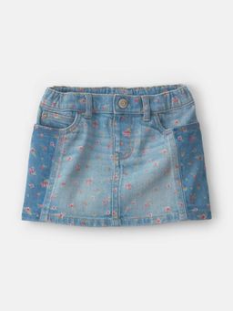 Oshkosh B'gosh - Toddler Girls Denim Skirt - Light Wash - Blue