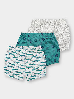 Carter's - Baby Boy Organic Cotton Blommer In Assorted Prints (Pack of 3)