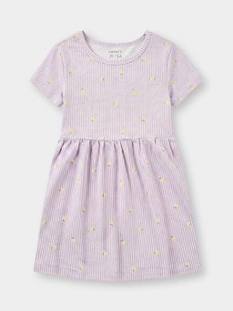 Carter's - Toddler Girl Organic Cotton Knitted Dress In Fruit Print