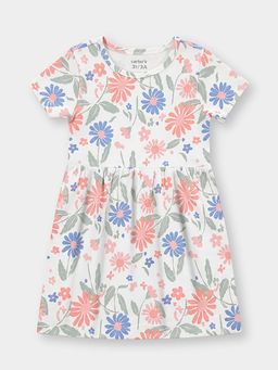 Carter's - Toddler Girl Organic Cotton Knitted Dress In Fruit Print