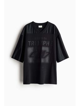 H&M - Boys Black Mesh Sports T-Shirt With Drymove