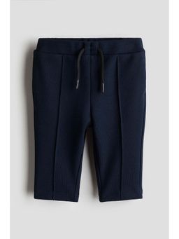 H&M - Boys Navy Blue Crease-Leg Trackpant