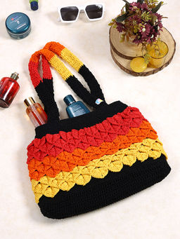 Magic Needles - Crochet Handbag with Lining and Zipper - 3313 (M)