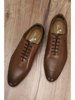 Louis Philippe - Brown Lace Up Shoes