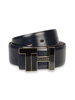 Tommy Hilfiger - Dobler Men Leather Reversible Belt - Navy Blue & Tan