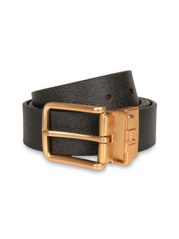 Tommy Hilfiger - Creswood Men Leather Reversible Belt - Black & Tan