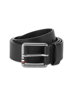 Tommy Hilfiger - Horsens Men Leather Non Reversible Belt - Black