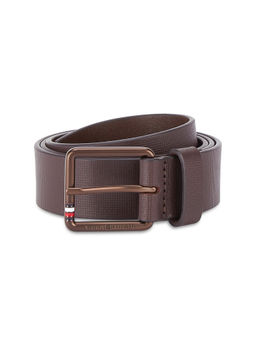 Tommy Hilfiger - Horsens Men Leather Non Reversible Belt - Brown