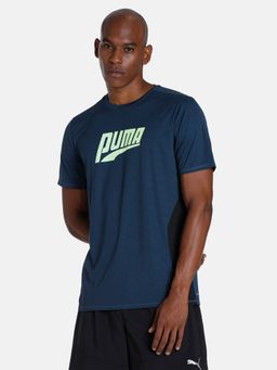 Puma - Run Favorite Mens Teal T-shirt
