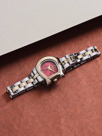 Maroon Dial Analog Watch (FCH19TM) (M)