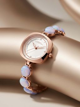 French Connection - Silver Dial Analog Watch for Women (FCD2RGM)