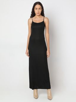 VERO MODA - Black Shimmer Singlet Maxi Dress