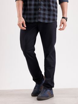 WROGN - Men Classic Slim Fit Black Trouser