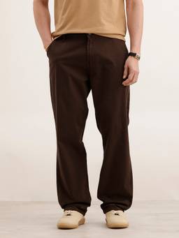 WROGN - Men Anti Fit Solid Brown Trouser
