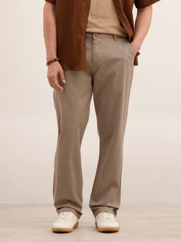 WROGN - Men Anti Fit Solid Beige Trouser