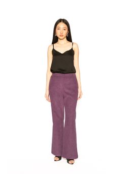Contemponari - Purple Troy Solid Pant