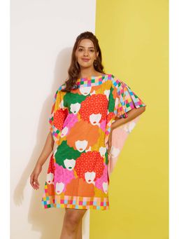 Haus of Handmade - Multi-Color Funkyface Printed Dress