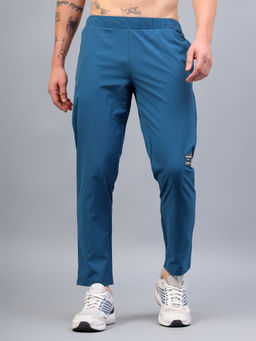Dida - Men Blue Solid Trackpant