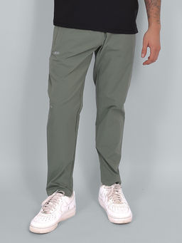 Dida - Men Green Solid Trackpant