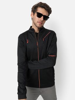 Campus Sutra - Solid Full Sleeve Solid Sports Jacket