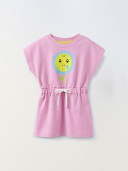 Spunkies - Lavender Cotton Interlock Dress