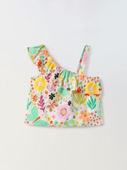 Spunkies - Girls One Shoulder Crop Top